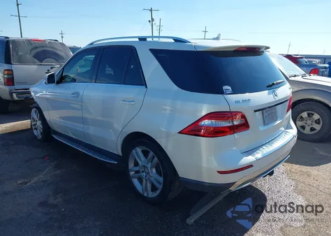 2013 Mercedes-Benz Ml 350 4Matic из США, поврежденный, VIN 4JGDA5HB5DA154295